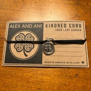 Alex and Ani Kindred Cord Bracelet - Four Leaf Clover